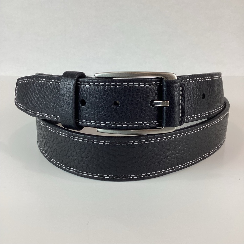 Brighton Men's Black Sycamore Cinch Belt | 46